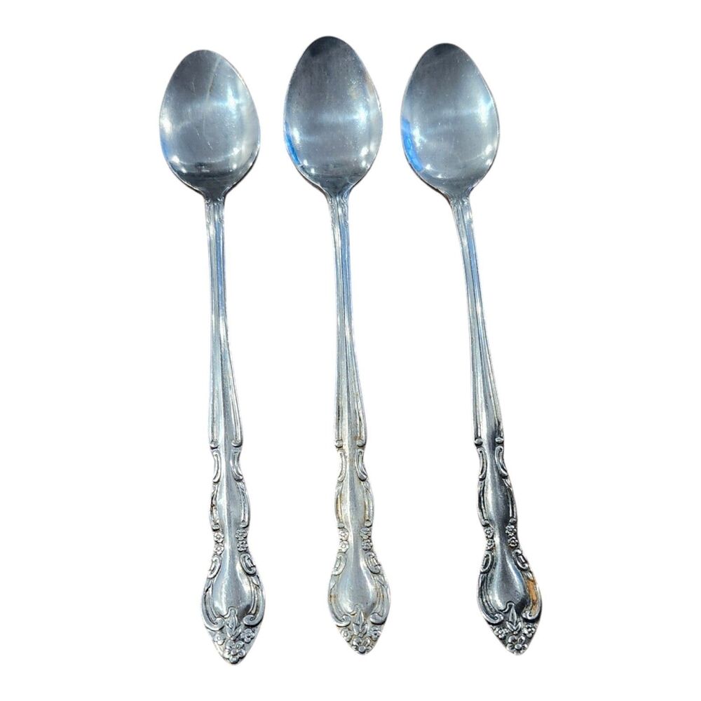 Set of 3 Imperial‎ International Korea ICE TEA SPOONS